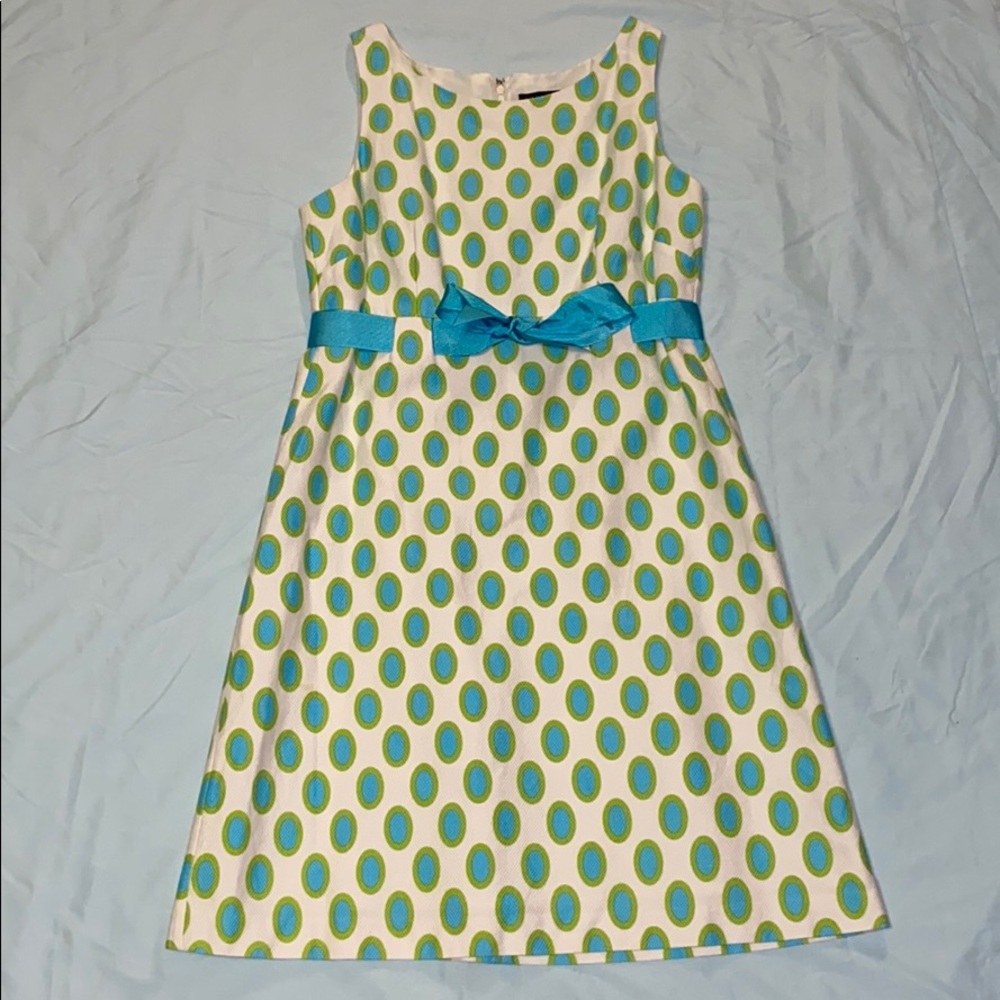 Patterned Summer Dress with Bow 👗